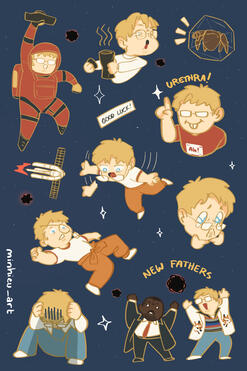 PHM sticker sheet